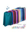 t-shirt cotton με V 2265