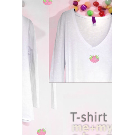 T-shirt Φραουλίτσες Cotton